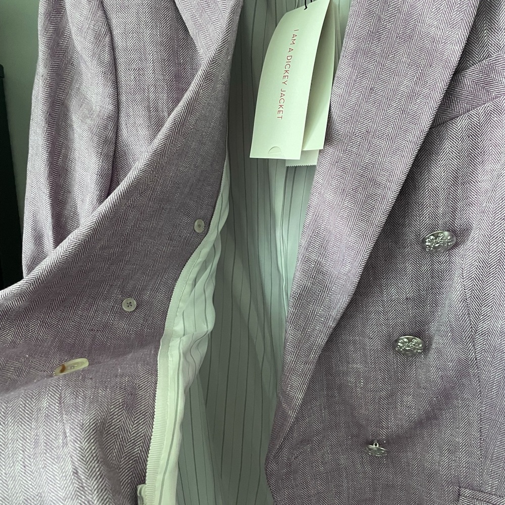 Veronica Beard Linen dicky blazer/ Jacket
